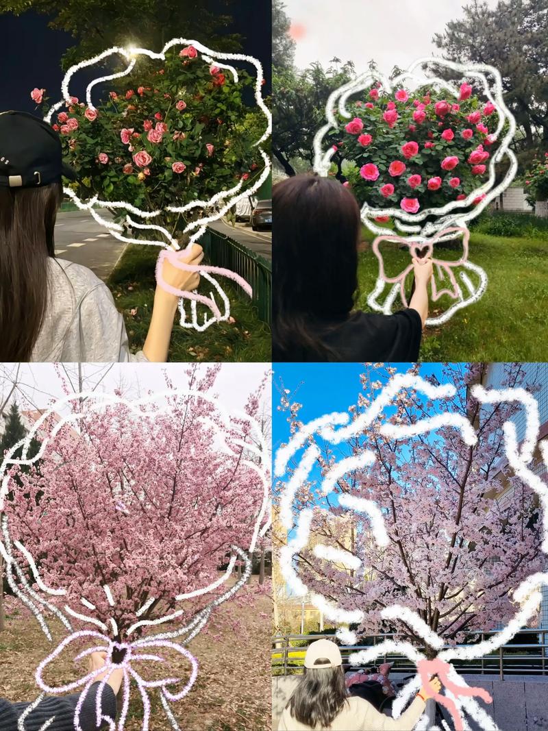 拿花拍照姿势_花海拍照姿势与技巧