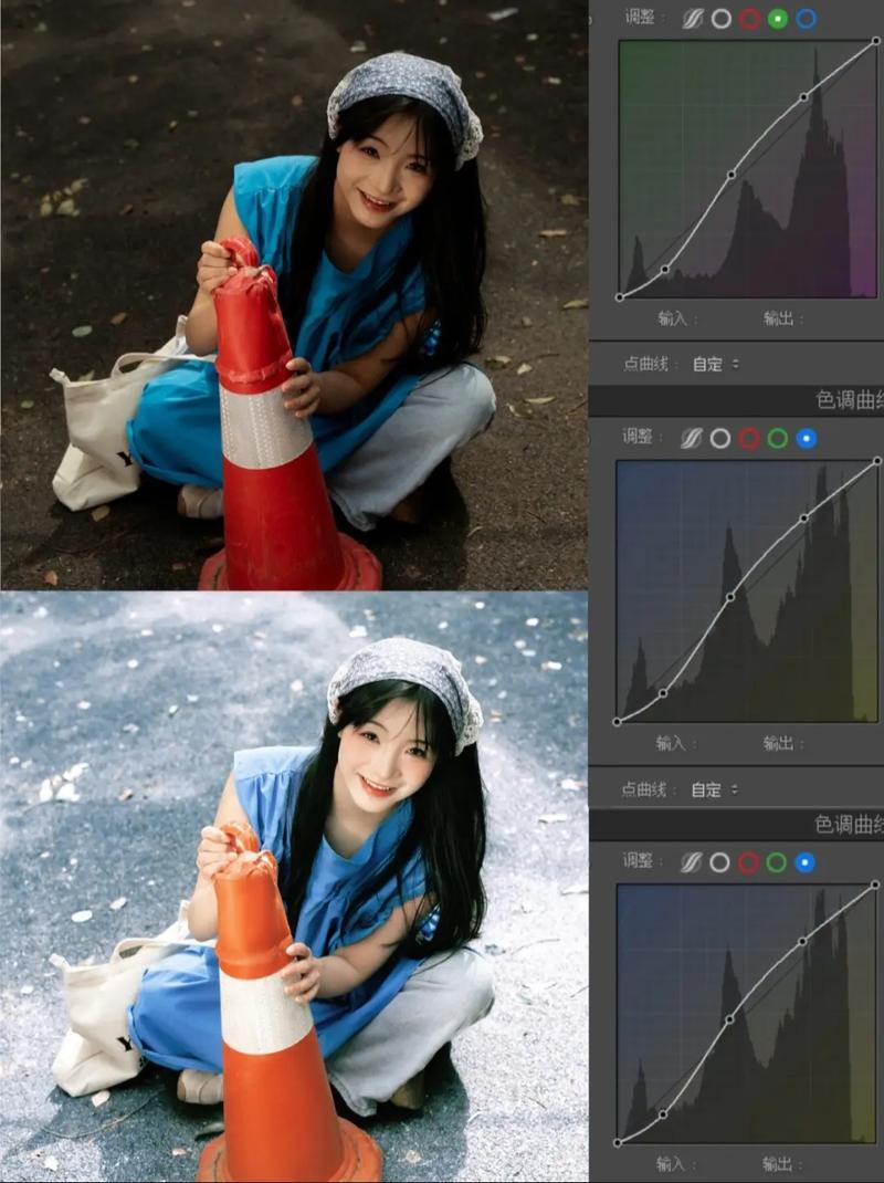 人物照片调色参数_打造日系法式等风格人像