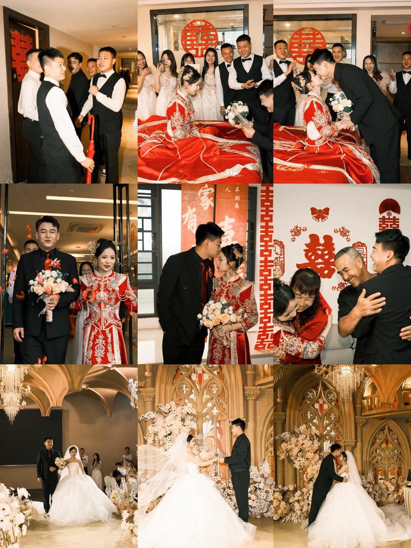结婚当天拍照的姿势大全_结婚当天多姿势婚纱照，记录幸福瞬间