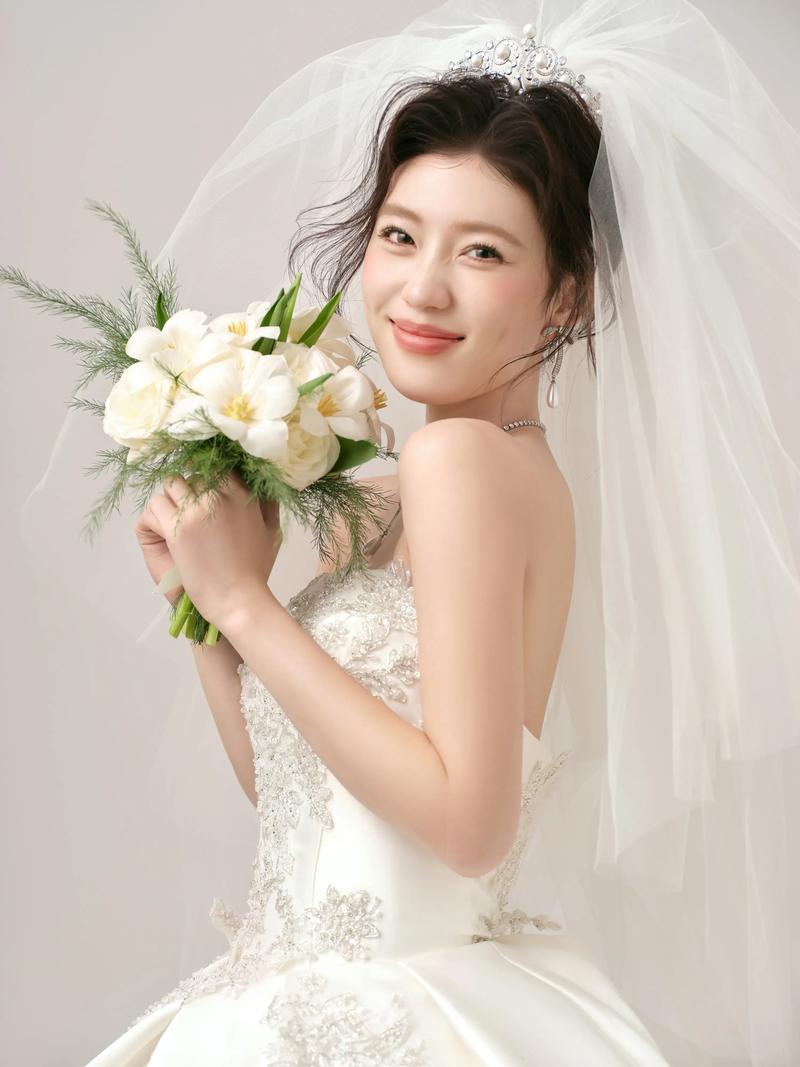 韩式室内婚纱照片欣赏_简约高级，真实情感