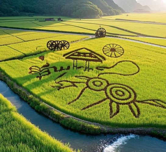稻田画观光可以拍照么_稻田画拍照体验，感受农耕艺术魅力