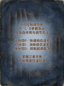 pid三个参数的作用_PID三参数对系统性能影响及调参方法