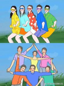 拍照把好看的人放在c位整个_人物C位，光线角度要到位！
