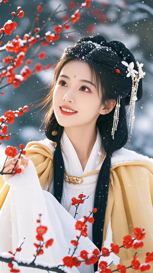 古人拍照摆什么姿势_对称互动依偎行进，体验古代生活韵味