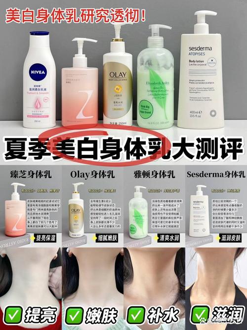 美白身体乳前后对比图_OLAY超白瓶身体乳，清爽美白，告别黄黑皮！