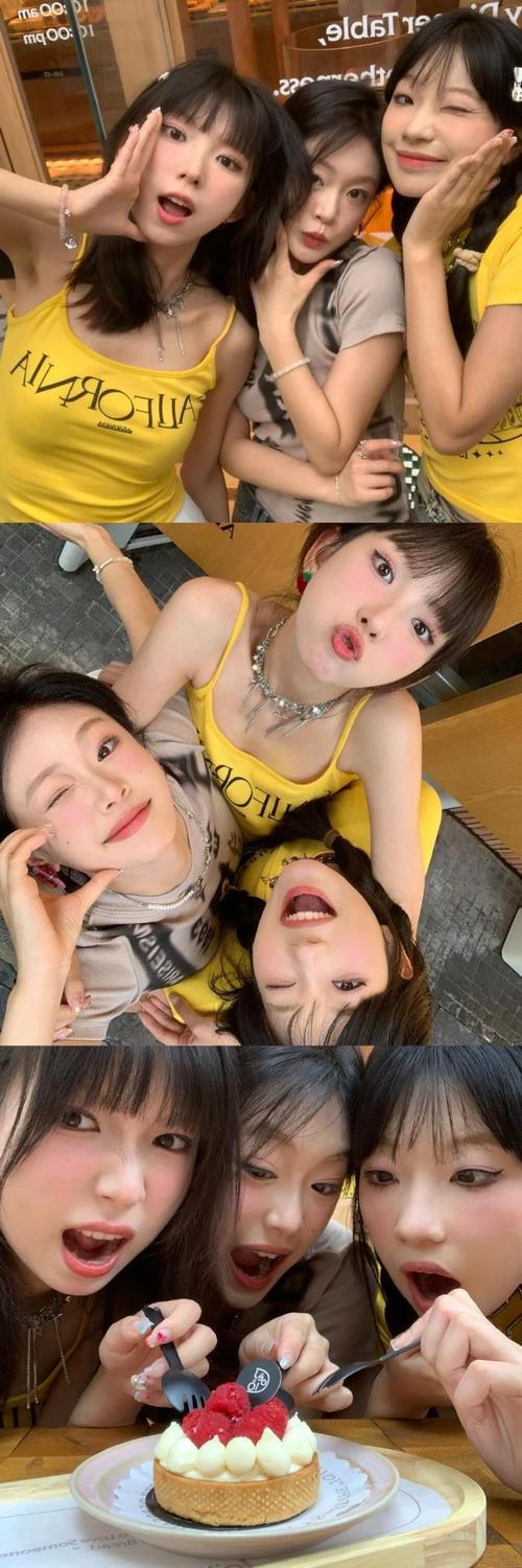 摄影馆三人组照片_三人并排显团结，中心突出更亲切