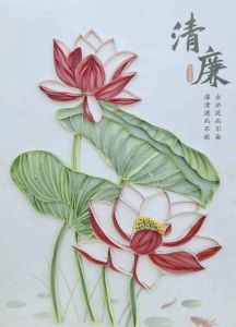 廉洁主题的摄影作品_竹墨鞋荷，光影寄意清风