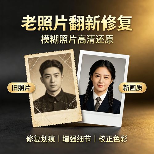 模糊图片修复_老照片修复技术，让模糊照片清晰如新
