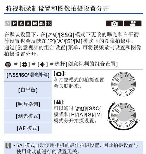 松下s5拍照ia模式调整参数_松下S5操作灵活，IA模式可个性，自定义模式高效便捷