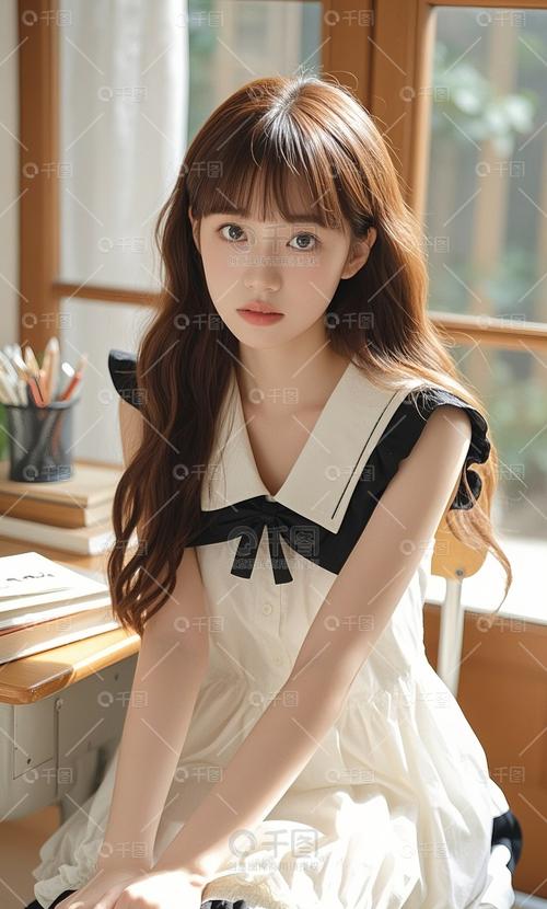 日系风格的人像照片_日系写真清新自然，少女森系美瞬间