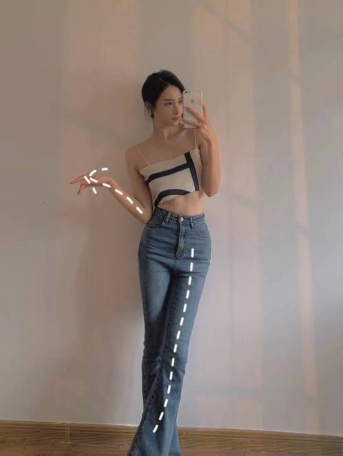 自拍拍腿照姿势_自然姿势显高显瘦