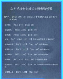 华为拍照专业模式介绍_手动控参数，拍出好照片